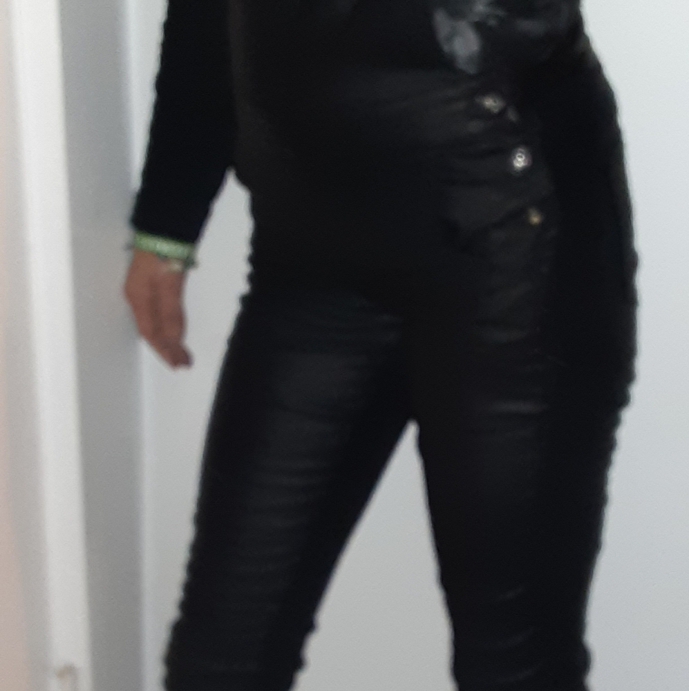 Women's black overalls size small